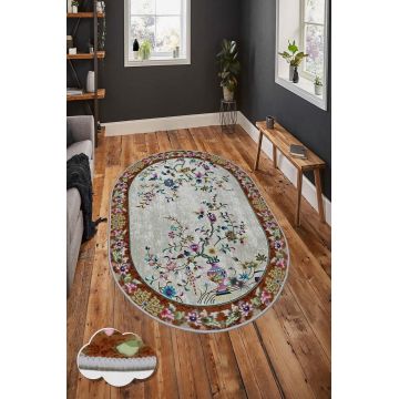 Covor, Hmnt921, 80x150 cm, Poliester, Multicolor ieftin