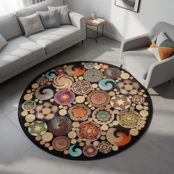 Covor, Hmnt971, Poliester, Multicolor