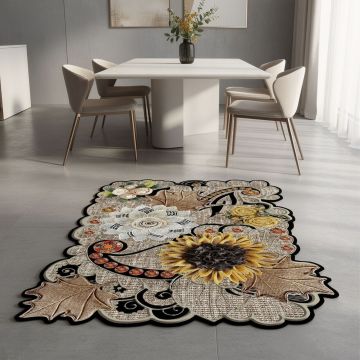 Covor, Hmnt974, 140x220 cm, Poliester, Multicolor