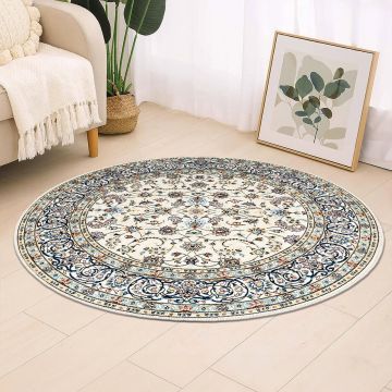 Covor, Kece-Fr22, 90x90 cm, Poliester, Multicolor