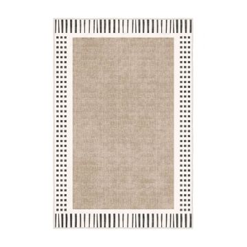 Covor, Sftkece016, 80x200 cm, Poliester, Alb