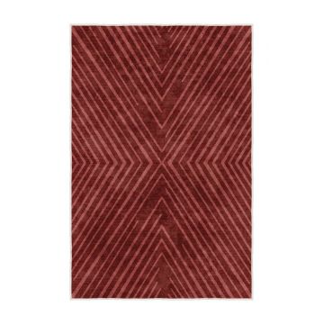Covor, Sftkece024, 140x220 cm, Poliester, Rosu