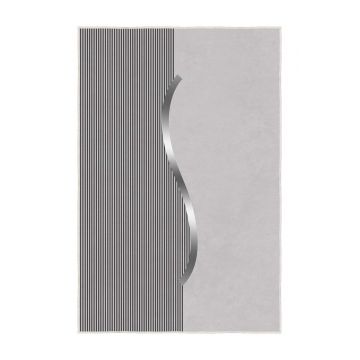 Covor, Sftkece036, 80x120 cm, Poliester, Gri