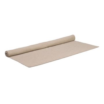 Covor bej țesut manual din lână 240x340 cm Moorfields – Rowico