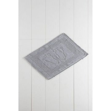 Covor de baie, Gri, 35x60x1 cm - Gri