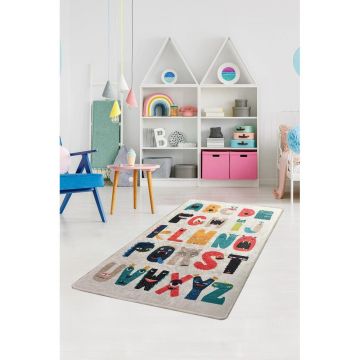 Covor de Copii Alfabet Monstru, Multicolor (diverse dimensiuni) - 140 x 190 / Multicolor