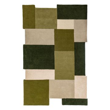 Covor țesut manual din lână 120x180 cm Collage – Flair Rugs