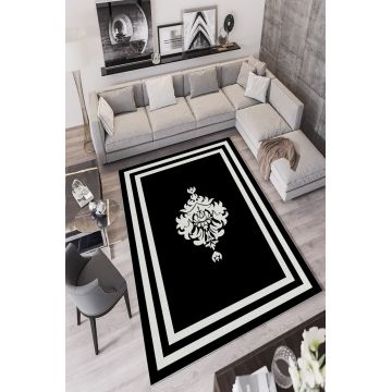 Covor, W751, 120x180 cm, Poliester, Negru