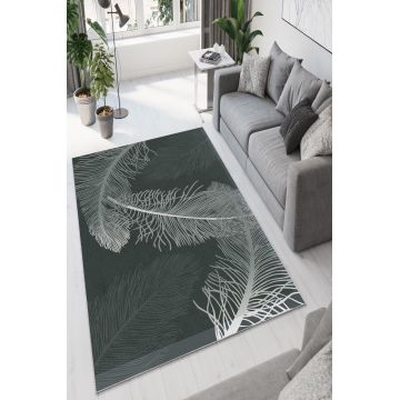 Covor, W762, 80x150 cm, Poliester, Gri