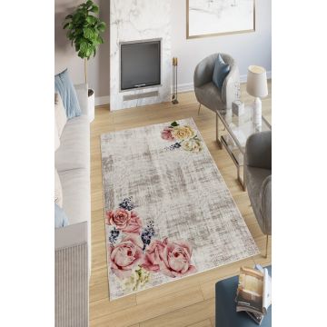 Covor, W767, 100x150 cm, Poliester, Gri