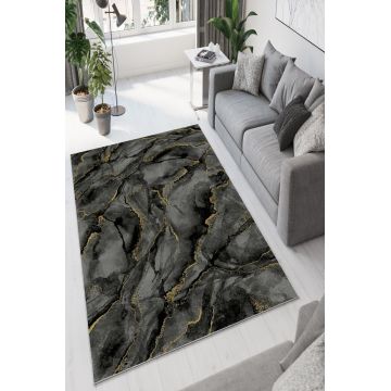 Covor, W897, 140x220 cm, Poliester, Gri