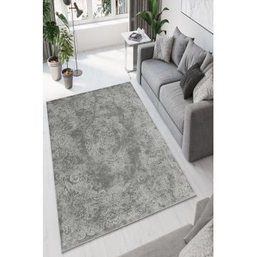 Covor, W902, 160x230 cm, Poliester, Gri