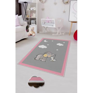 Covor, WOOKECE008, 50x80 cm, Poliester, Multicolor