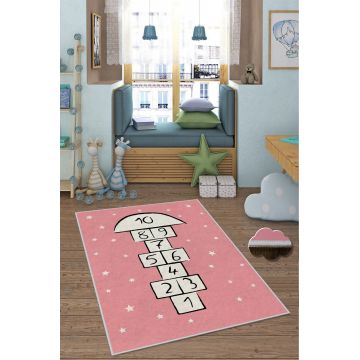 Covor, WOOKECE024, 50x80 cm, Poliester, Multicolor