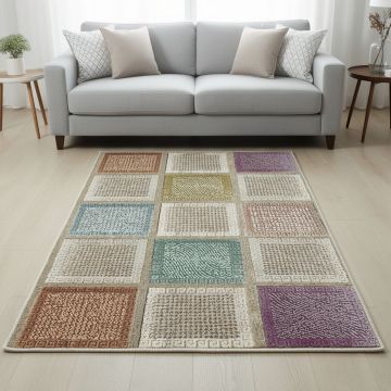 Covor, Wookece196, 80x300 cm, Poliester, Multicolor