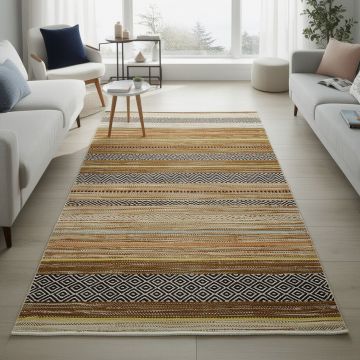 Covor, Wookece254, 100x200 cm, Poliester, Multicolor