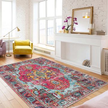Covor, Woopamuk240, 80x300 cm, BUMBAC/POLIESTER, Multicolor