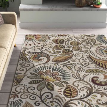 Covor, Woopamuk243, 80x150 cm, Bumbac/Poliester, Multicolor ieftin