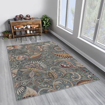 Covor, Woopamuk244, 160x230 cm, BUMBAC/POLIESTER, Multicolor