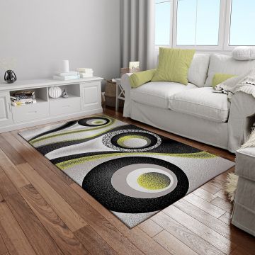 Covor, Woopamuk250, 160x230 cm, BUMBAC/POLIESTER, Gri