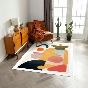 Covor, Woopamuk272, 80x200 cm, BUMBAC/POLIESTER, Multicolor