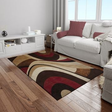 Covor, Woopamuk274, 140x220 cm, BUMBAC/POLIESTER, Maro