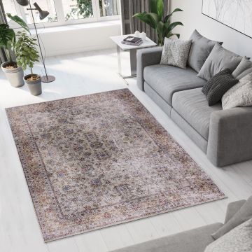 Covor, Woopamuk335, 100x300 cm, BUMBAC/POLIESTER, Gri