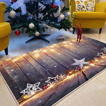 Covor, Woopamuk430, 100x200 cm, BUMBAC/POLIESTER, Multicolor