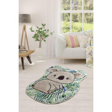 Covor de Copii  Koala Shape, Multicolor, 80x100 cm - Multicolor / 80 x 100