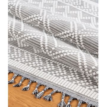 ⁠Covor de hol / bucatarie 75535A, Gri - Gri