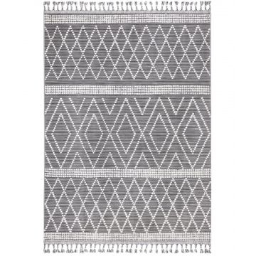 ⁠Covor de hol / bucatarie 75544A, Gri - Multicolor / Gri