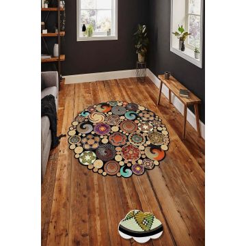 Covor de hol / bucatarie HMNT971, Multicolor - arsiv / Multicolor