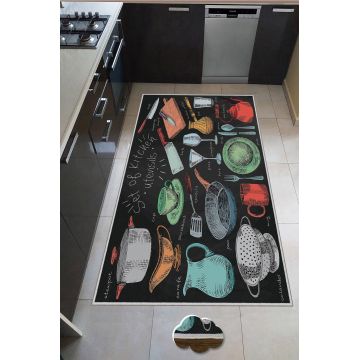 Covor de hol / bucatarie WOOKECE246, Multicolor - Multicolor