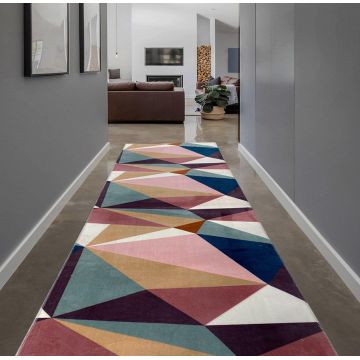 Covor de Hol Kairal, Lavabil, Antiderapant, Multicolor (diverse dimensiuni) - 80 x 300 / Multicolor