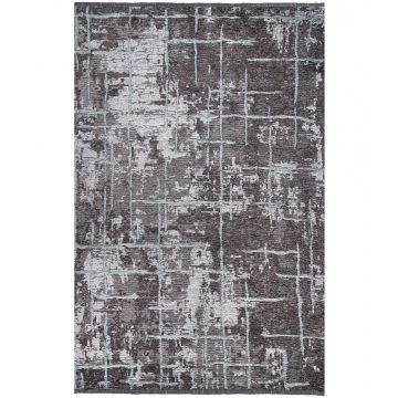 Covor de Hol Memento, Antiderepant, 75x150 cm - Gri / 75 x 150