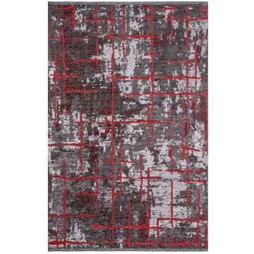 Covor de Hol Memento, Antiderepant, 75x150 cm - Roșu / 75 x 150