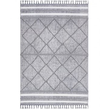 Covor de Hol Nissi, Gri, 300x97 cm - Gri / 97 x 300