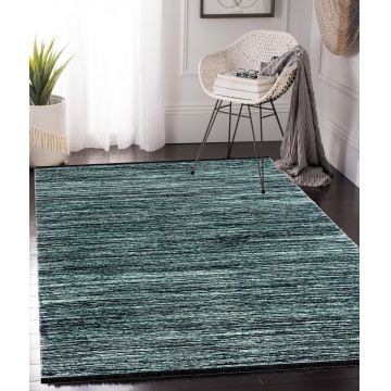 Covor de Hol Terro, Lavabil, Antiderepant, 80x150 cm - Albastru / 80 x 150