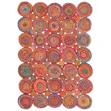 Covor de living / dormitor 00012A, Multicolor - Multicolor