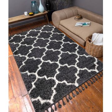 Covor de living / dormitor 1573C - Multicolor / Gri
