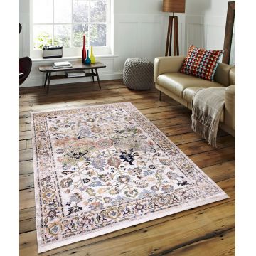 Covor de living / dormitor Anatolia, Lavabil, Antiderapant, 160x230 cm - Multicolor / 160 x 230