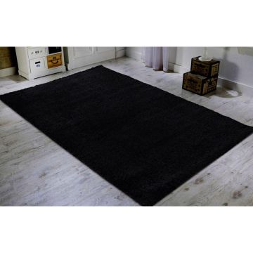 Covor de living / dormitor Infinit, Negru - Negru