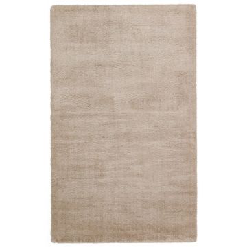 Covor de living / dormitor Maze Home Comfort Shaggy, Beige, 133x190 cm - Multicolor / Bej