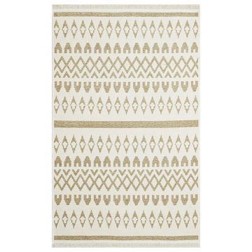 Covor de living / dormitor Maze Home Mondo Reversibil, Cream Beige 03 (diverse dimensiuni), 120x180 cm - 80 x 150 / Bej