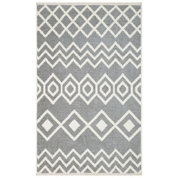 Covor de living / dormitor Maze Home Mondo Reversibil, Harmony, Gri (diverse dimensiuni), 120x180 cm - 120 x 180 / Gri