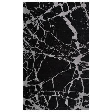 Covor de living / dormitor Maze Home Smart, Gri - Negru (diverse dimensiuni), 120x180 cm - 120 x 180 / Negru