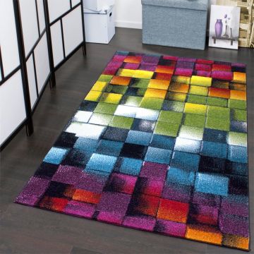 Covor de living / dormitor Rainbow, Multicolor - arsiv9 / Multicolor