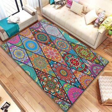 Covor de living / dormitor Sheba, Multicolor - Multicolor ieftin
