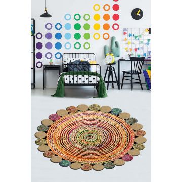 Covor HMNT933, Multicolor - Multicolor