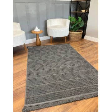 Covor Kare (diverse dimensiuni) - Gri / 100 x 200